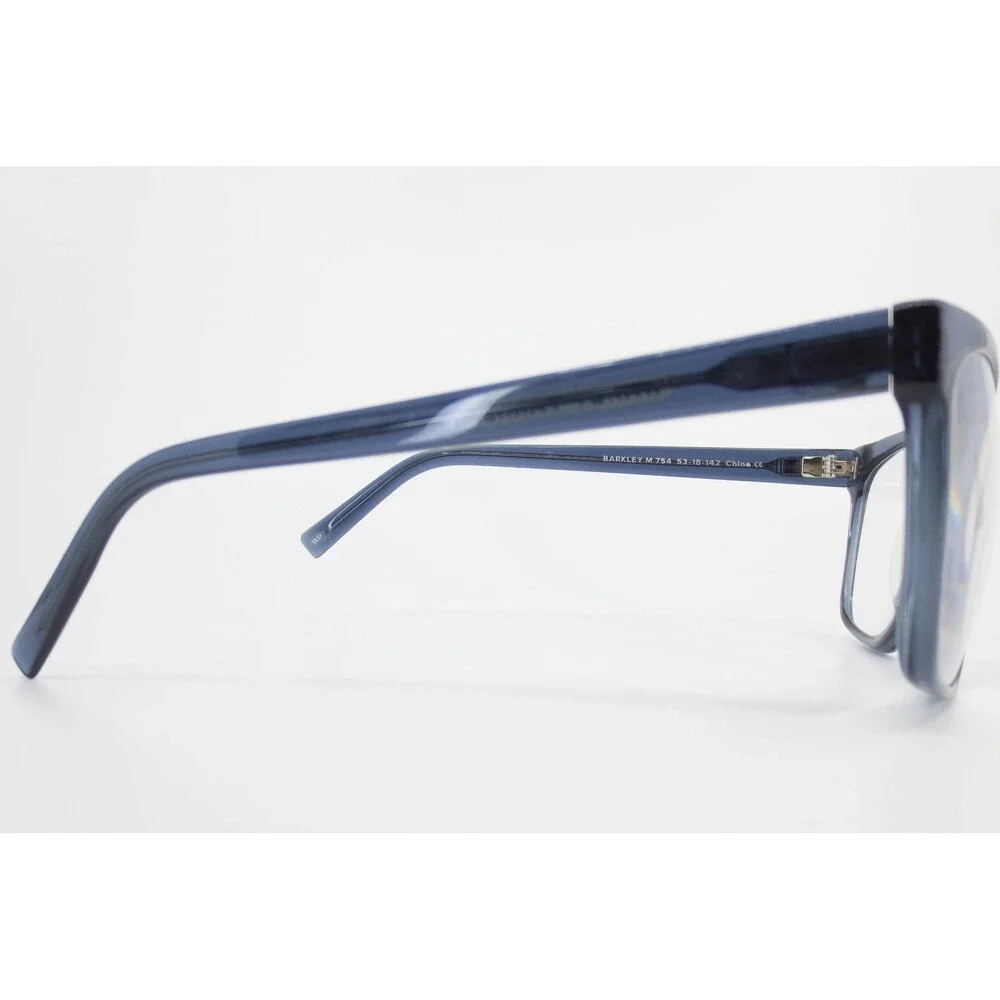 Warby Parker Barkley M 754 Blue Square Eyeglass Frames 53-18-142 Mens Womens